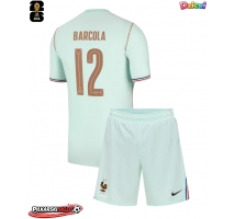 Francja Bradley Barcola #12 Koszulka Wyjazdowa dzieci MŚ 2026 Krótki Rękaw (+ krótkie spodenki)